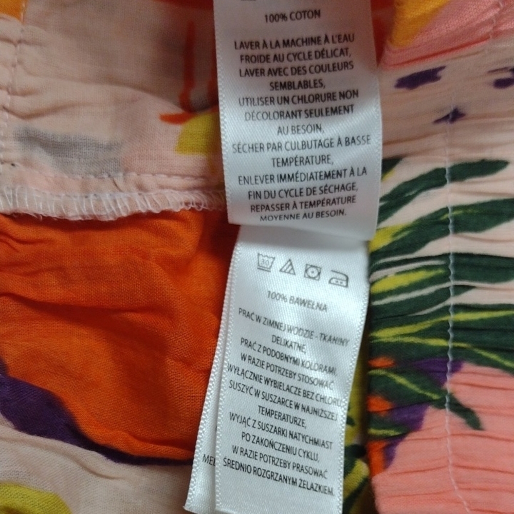 Haute Hippie 100% Cotton Multicolor Shorts,Beach, Vacation, Summer - Picture 10 of 11